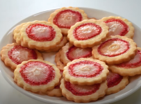 Strawberry Cookies Easy Recipe